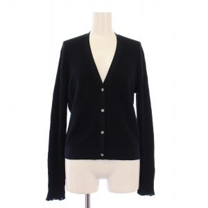 BRISTOL COTTON LACE TRIM ブリストルコットンレーストリム カーディガン 長袖 Vネック