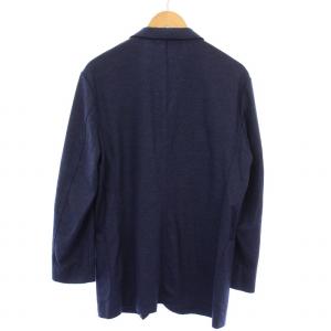 MACKINTOSH LONDON テーラードジャケット ブレザー アウター シングル 千鳥格子 ウール LL 紺 ネイビー 黒 ブラック