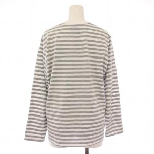 MACKINTOSH PHILOSOPHY MACKINTOSHPHILOSOPHY Buckingham Bear Tシャツ ロンT カットソー 長袖 クルーネック ストレッチ 刺繍 ボーダー柄