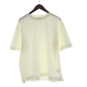 FINE DENSE COTTON JERSEY Tシャツ カットソー 半袖 L 白 ホワイト 579-0166607