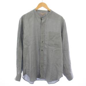 【未使用級】24SS M マーガレットハウエル コットンリネンニット ポロニット MARGARET HOWELL(マーガレットハウエル) 24SS Linen Cotton