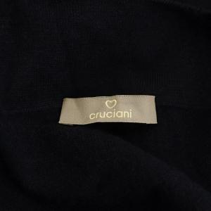 Cruciani カーディガン 長袖 ウール 46 紺 ネイビー CU18.180 /AN51