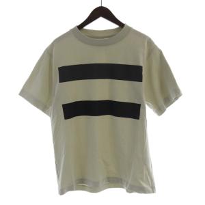 Tシャツ カットソー プリント 半袖 L ライトベージュ 596-1166550 /RO