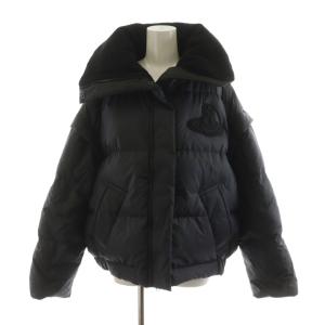 24AW オーブ ディタッチャブルスリーブ 2WAY リサイクルダウンジャケット 00 ブラック