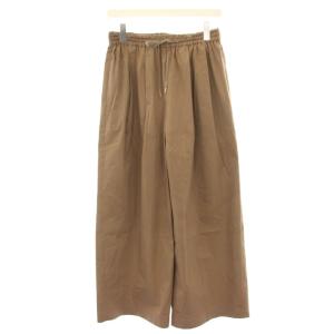 25SS タイプライターイージーワイドパンツ 38 茶 ブラウン 25030370002010 /YT