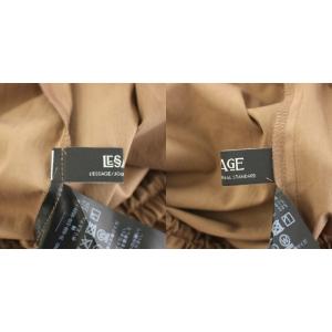 JOURNAL STANDARD L'ESSAGE 25SS タイプライターイージーワイドパンツ 38 茶 ブラウン 25030370002010 /YT