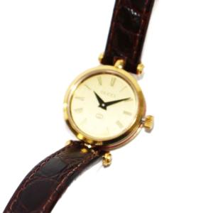 CASSIS 腕時計 クオーツ GG ゴールドカラー 茶 /KH OH