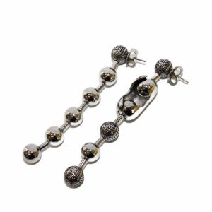 MARC JACOBS The Monogram Ball Chain ピアス スイング シルバーカラー /KH