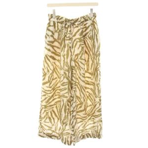 モダンゼブラパンツ MODERN ZEBRA PANTS ワイドパンツ イージーパンツ ゼブラ柄 38