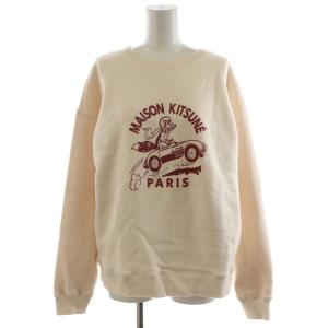 RACING FOX スウェットシャツ トレーナー ロゴ M アイボリー MW00305KM0307 /AN22