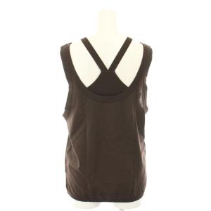 Whim Gazette WhimGazette ゲミニ GEMINI 25SS レイヤードノースリニット 2点セット F 茶 ブラウン WGG1051105A0003