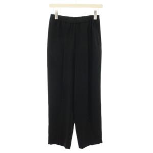 24SS バックサテンイージーパンツ F 黒 ブラック WGZ1042302A0006 /YT