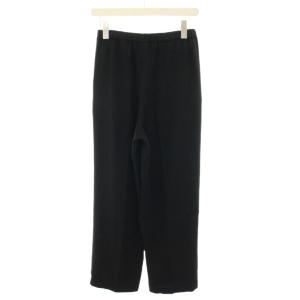 Whim Gazette WhimGazette 24SS バックサテンイージーパンツ F 黒 ブラック WGZ1042302A0006 /YT