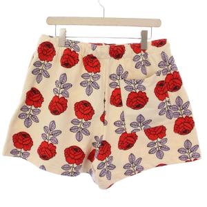 marimekko 25SS Miksaus Vihkiruusu ショートパンツ イージー ウエストゴム 花柄 総柄 L