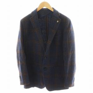 テーラードジャケット ウール 48 ネイビー