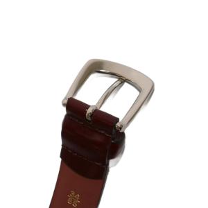 K.t.Lewiston レザーベルト 革ベルト 34 85 ブラウン MG-5003 /KH D