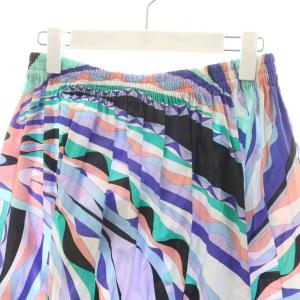 Emilio Pucci プッチ柄 フレアスカート I38 マルチカラー ピンク パープル