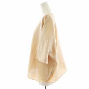 IENA 24SS LEVITA コットンハーフスリーブプルオーバー カットソー 5分袖 F ベージュ 24080900390020