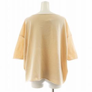 IENA 24SS LEVITA コットンハーフスリーブプルオーバー カットソー 5分袖 F ベージュ 24080900390020