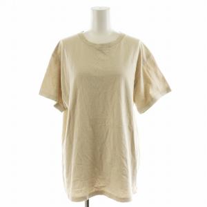 24SS カジュアルTシャツ カットソー 半袖 コットン F ベージュ 24070586818010 /AN40