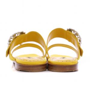 MANOLO BLAHNIK DRAWER別注 TITUBA FLAT JEWEL サンダル