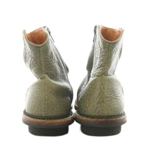 trippen ショートブーツ サイドジップ レザー 38 緑 グリーン /AN2