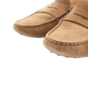 TOD'S ゴンミーニ Gommino ドライビングシューズ ローファー スエード 37 茶 ブラウン /YT