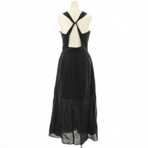 TODAYFUL バッククロスドレス ワンピース ロング ノースリーブ 38 黒 ブラック 11810306 /OR