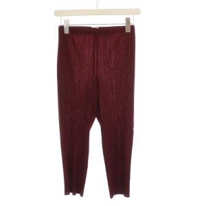 イッセイミヤケ プリーツパンツ イージーパンツ 2 ボルドー PP13-JF122 /YM