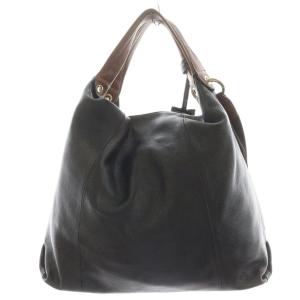 FURLA ハンドバッグ ショルダーバッグ 2way レザー 黒 ブラック 茶 ブラウン /AN6