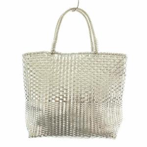 ANTEPRIMA イントレッチオ ワイヤーバッグ トートバッグ PVC シルバーカラー /KU