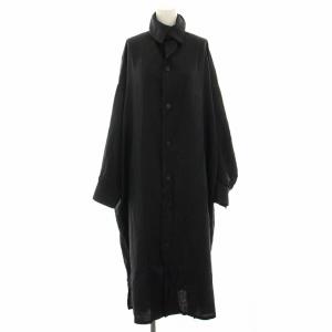 ヨウジヤマモト シャツワンピース ロング ハイネック 長袖 1 黒 ブラック YV-D06-902 /YT