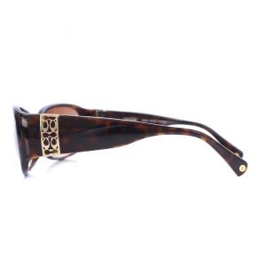 COACH GERRY サングラス アイウェア 眼鏡 メガネ プラスチック ロゴ 125 茶 ブラウン S731A