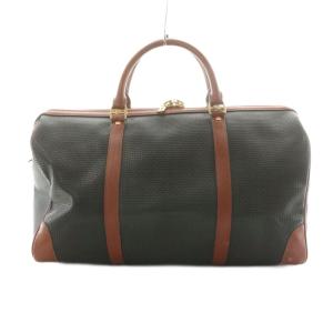 BALLY ボストンバッグ ロゴ 型押し レザー ブラウン /NQ