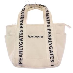 ゴルフバッグ カートバッグ ハンドバッグ ロゴ バイカラー 白 ホワイト 黒 ブラック 053-2981201