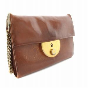 Martin Margiela 11 メゾンマルジェラ ショルダーバッグ 2way チェーン ブラウン S56WF0061