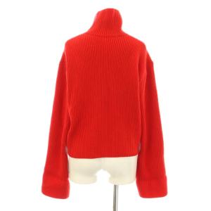 Edition 23AW フレンチメリノショートハイネックプルオーバー ニット セーター ウール F 赤 レッド 34-02-34-02017