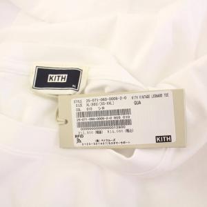 KITH NYC VINTAGE LEONARD TEE ヴィンテージレナードTシャツ 半袖 クルーネック ストレッチ 無地