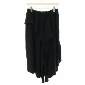 ヨウジヤマモト CREPE de CHINE RUFFLE PANTS