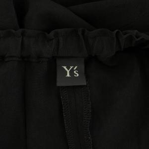 Y's ヨウジヤマモト CREPE de CHINE RUFFLE PANTS