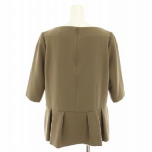 ADORE カットソー ブラウス 七分袖 ペプラム 38 カーキ 531-210749 /YT