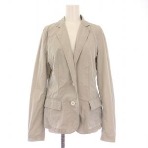 テーラードジャケット アウター シングル 背抜き ナイロン 42 グレー /BB