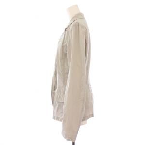 HERNO テーラードジャケット アウター シングル 背抜き ナイロン 42 グレー /BB