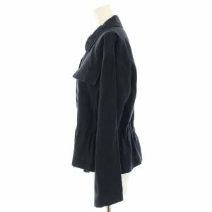 ANAYI シャツジャケット ブルゾン スナップボタン 長袖 38 紺 ネイビー 101917-10-060-65-380