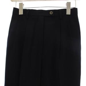 JIL SANDER＋ スラックスパンツ テーパード ハイウエスト 36 紺 ネイビー /OR