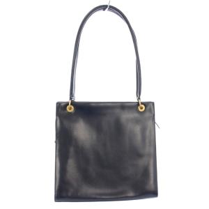 JIL SANDER トートバッグ ショルダーバッグ A4 レザー 紺 /TK