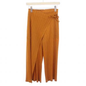 イッセイミヤケ ラップパンツ イージー 2 ブラウン