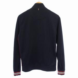 Pretty Green トラックジャケット ジップアップ ハイネック ロゴ 3 紺 /BM