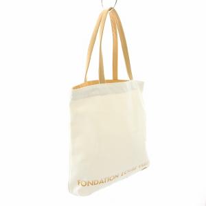 LOUIS VUITTON フォンダシオン FONDATION ルイヴィトン美術館 トートバッグ キャンバス 白 ホワイト ベージュ