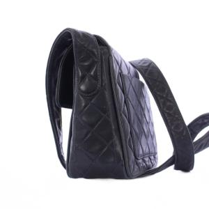 CHANEL ヴィンテージ マトラッセ ショルダーバッグ ココマーク ネイビー 2番台